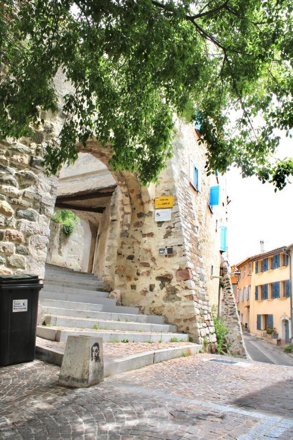 La Garde Studio Atypique Le Rocher, Climatisation, Belle Decoration Bagian luar foto